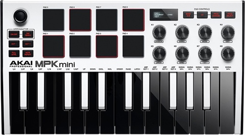 Akai Professional MPK Mini MK3 MIDI Keyboard - White, B - CeX (UK